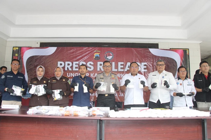 Ratusan Kasus Narkoba Dibongkar Polda Jateng, 386 Tersangka Diamankan