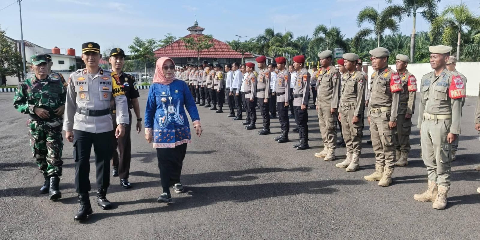 Polres Mesuji Bersama Forkopimda Gelar Apel Siaga Kamtibmas