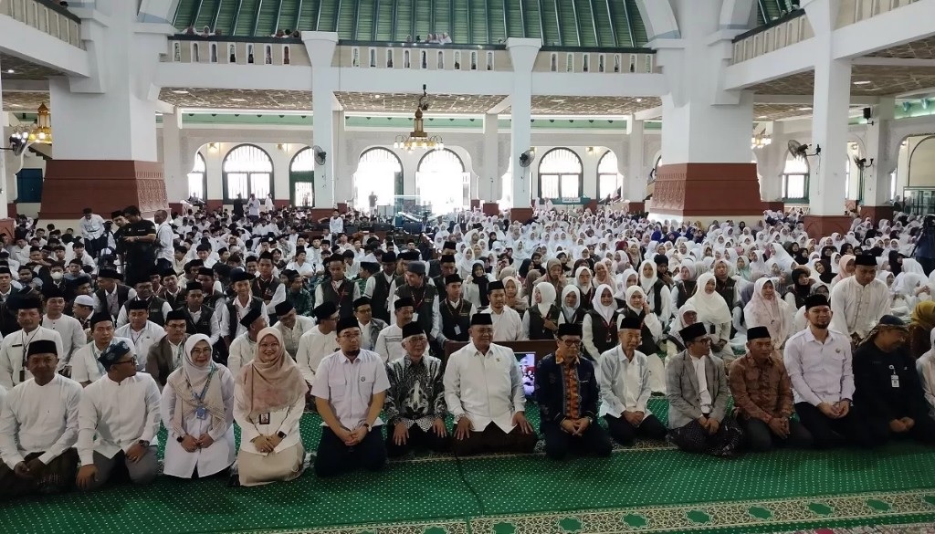 Sekjen Kemenag Buka Pesantren Ramadan Rohis Indonesia 2026 di MAJT, Diikuti 7.000 Pelajar