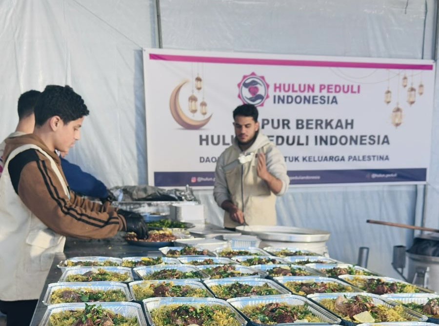 Hulun Peduli Indonesia Hadir Bahagiakan Mayarakat Gaza di Bulan Ramadan
