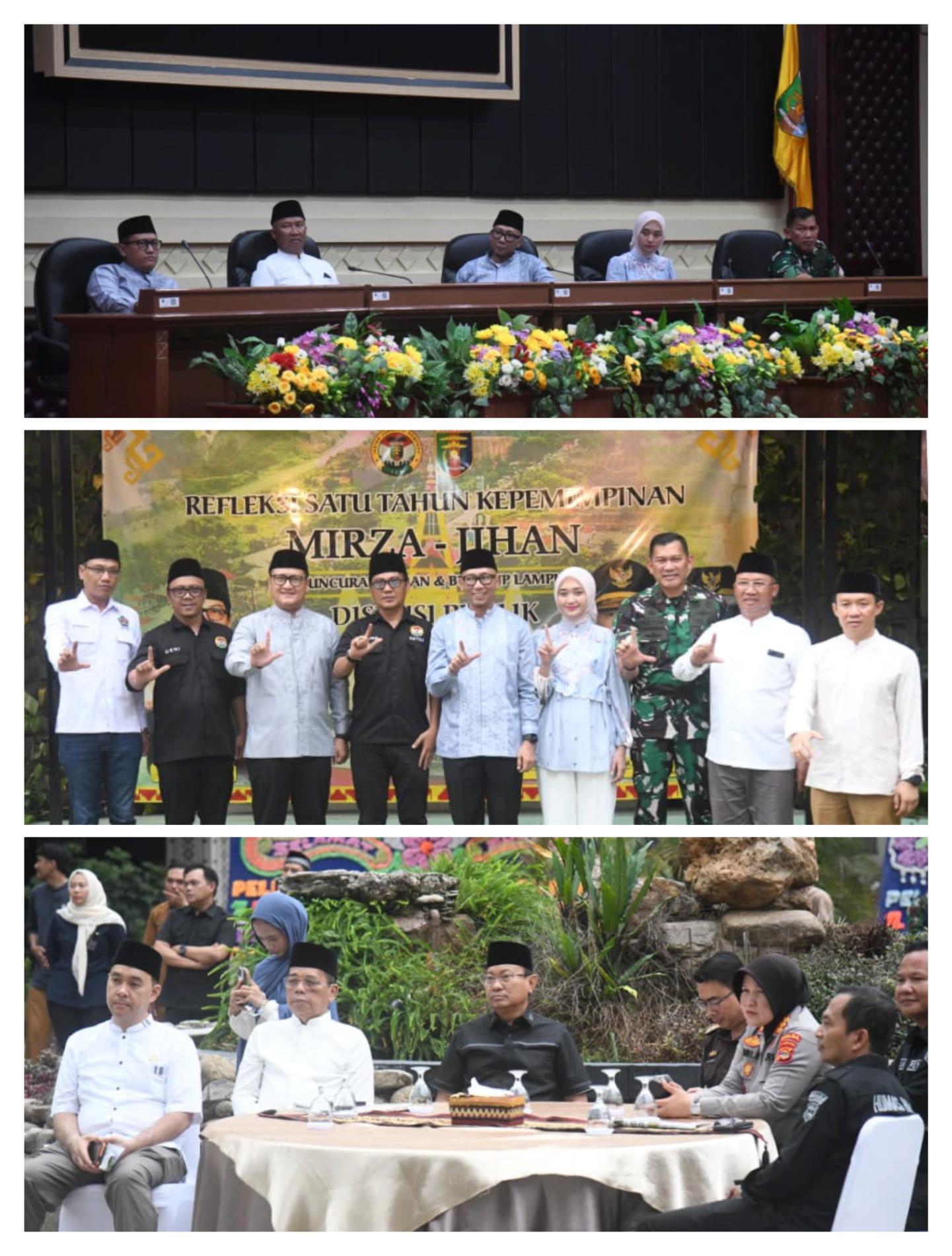 DPRD Lampung Dorong Sinergi Eksekutif, Legislatif, dan Pers di Momentum Satu Tahun Mirza–Jihan