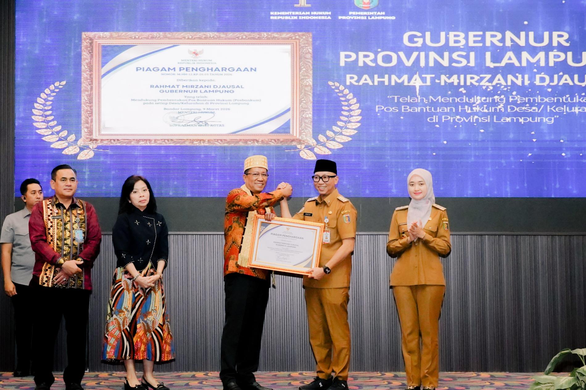 Peresmian Posbankum, Gubernur Mirza Tegaskan Pentingnya Menghadirkan Akses Keadilan Hingga Tingkat Desa