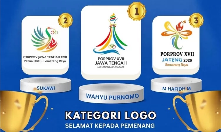 KONI Umumkan Juara Sayembara Desain Logo dan Maskot Porprov Jateng 2026