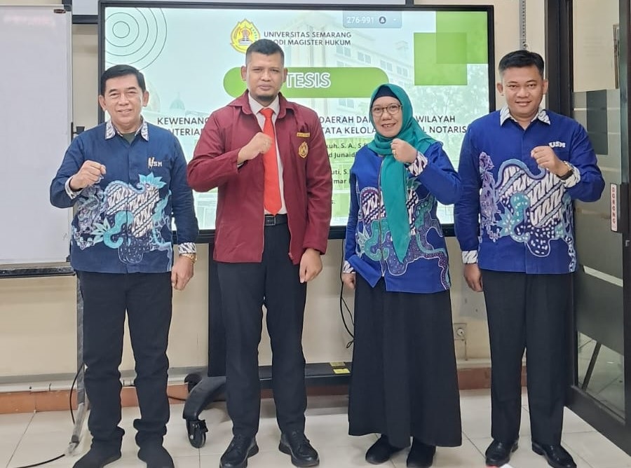 Magister Hukum USM Mendunia, Ujian Tesis Libatkan Penguji dari UiTM Malaysia