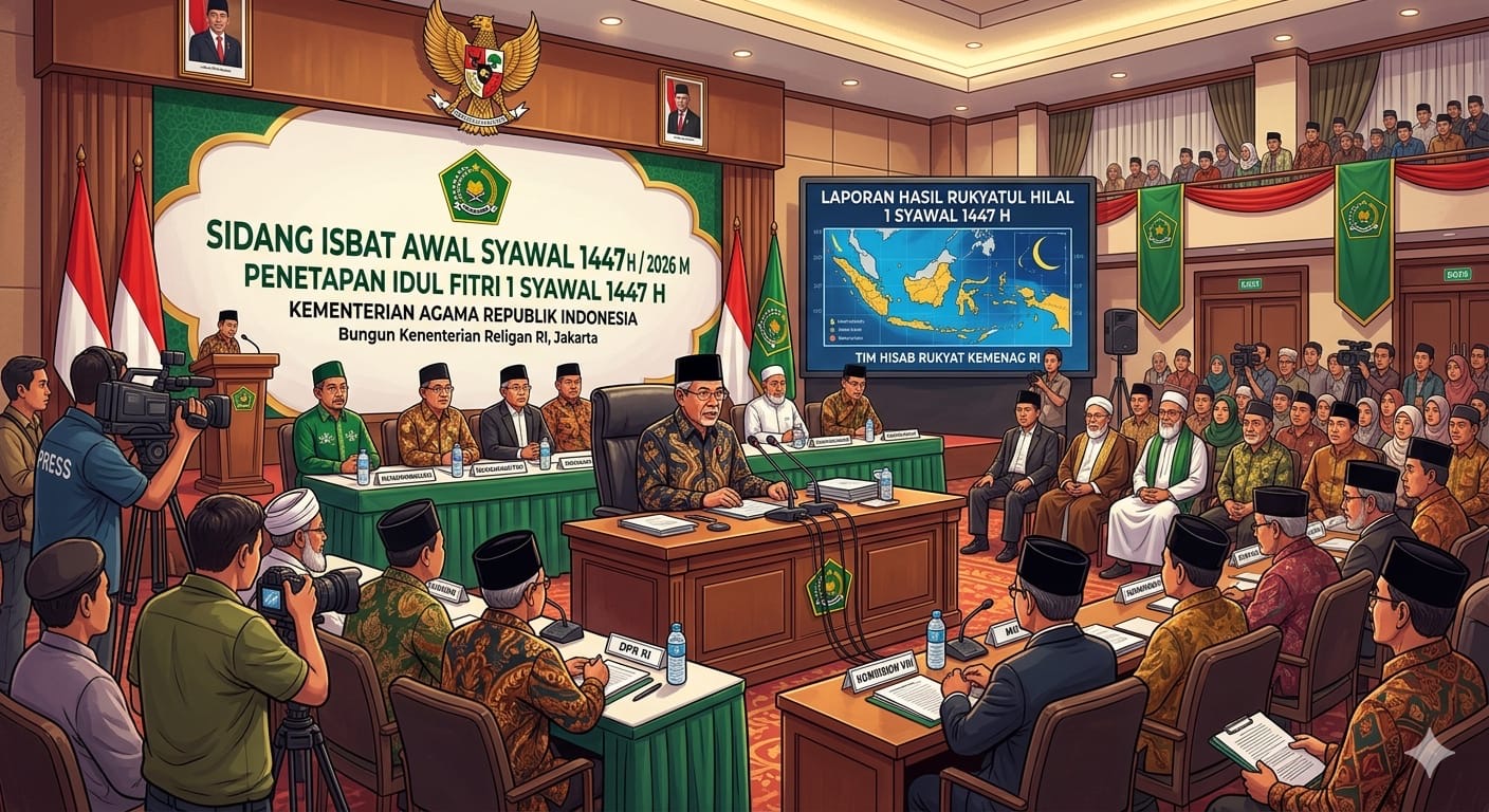 Pemerintah Prediksi Lebaran Sabtu 21 Maret, Muhammadiyah Tetapkan Jumat Lebaran