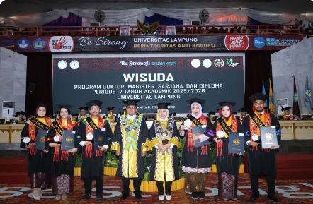 Unila Gelar Wisuda Periode IV 2025/2026 dengan 1.109 Lulusan