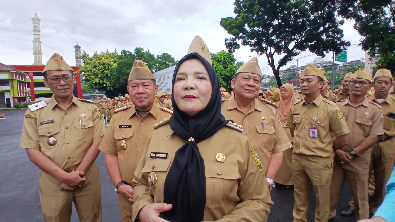Pesan Wali Kota Eva Dwiana Apel Perdana Jaga Kedisiplinan Dan Perbaiki Layanan Kepada Masyarakat