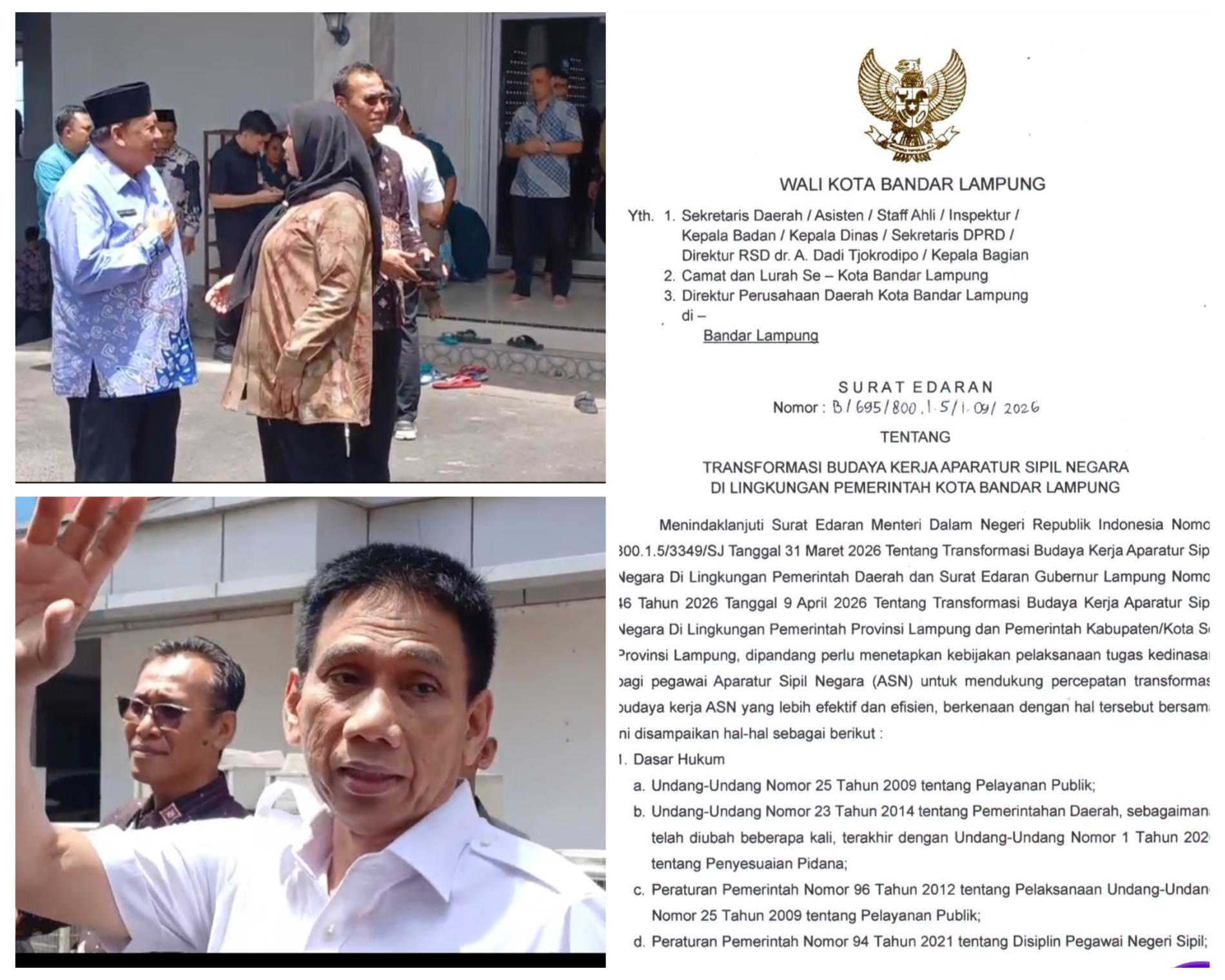Eva Dwiana Terapkan WFH-WFO untuk ASN Bandarlampung, Efisiensi dan Digitalisasi Digenjot