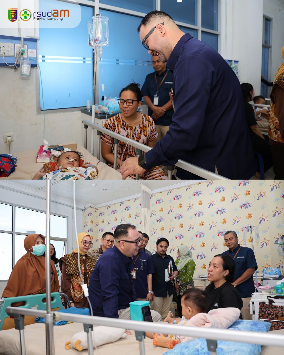 Direktur Jaminan Pelayanan Kesehatan BPJS Kesehatan Kunjungi RSUD Abdul Moeloek