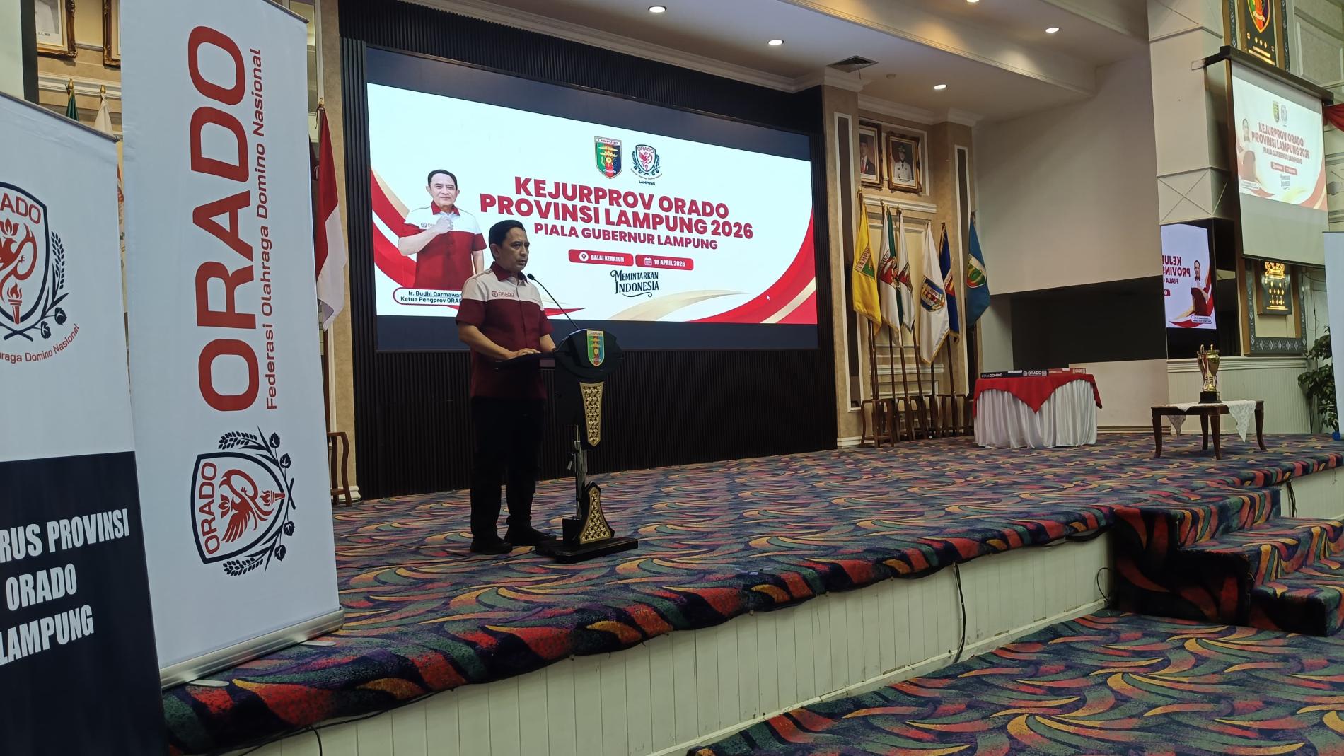 Kejurprov ORADO Lampung 2026 Piala Gubernur Digelar, Siapkan Atlet Terbaik ke Kejurnas