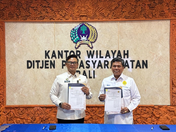 Perkuat Sinergi, FH USM Resmi Jalin Kerja Sama dengan Kanwil Pemasyarakatan Bali