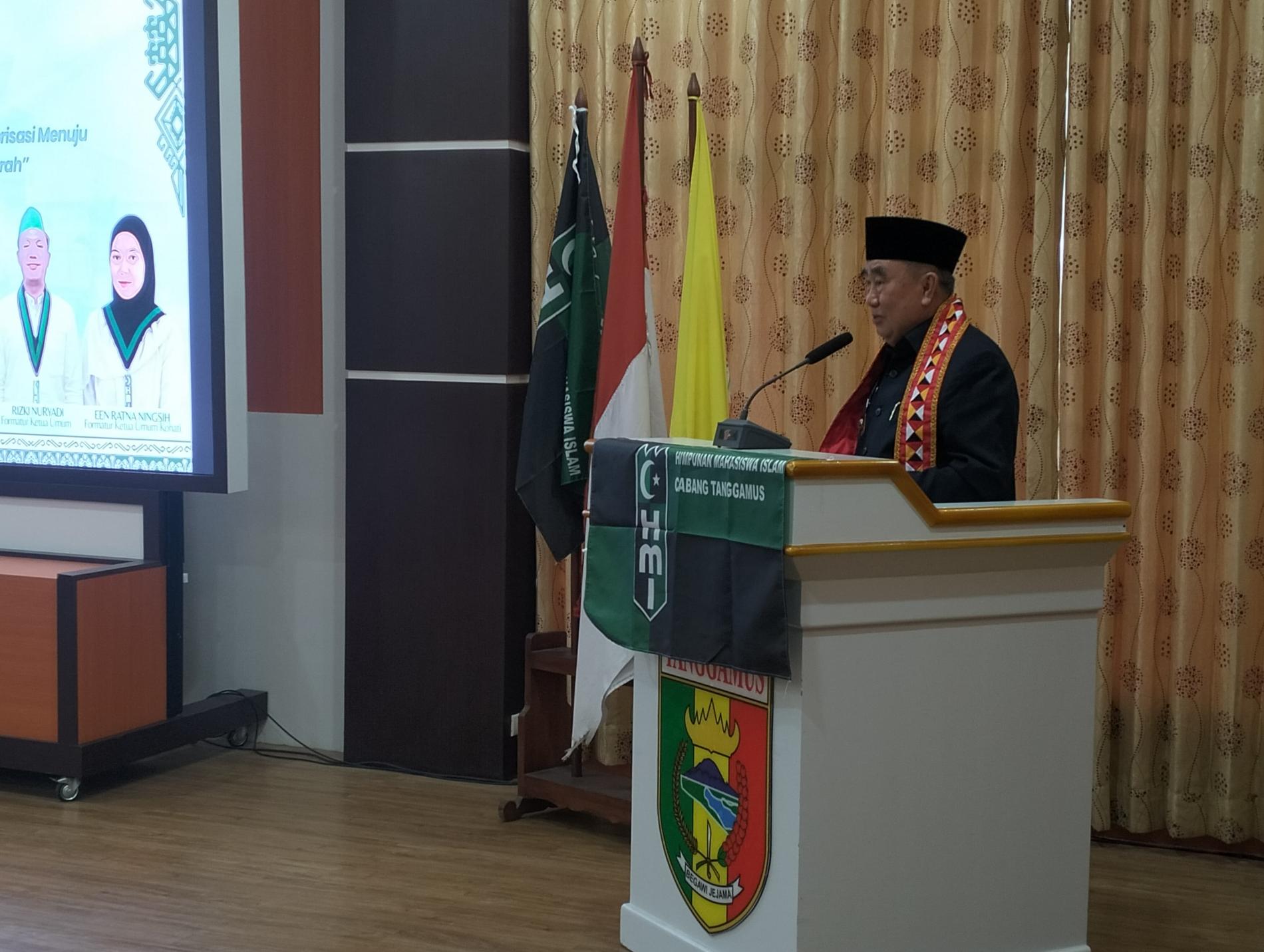 Lantunan Syahadat Iringi Pelantikan HMI Tanggamus, Bupati: “Saatnya Pemuda Hadir dengan Kontribusi Nyata”