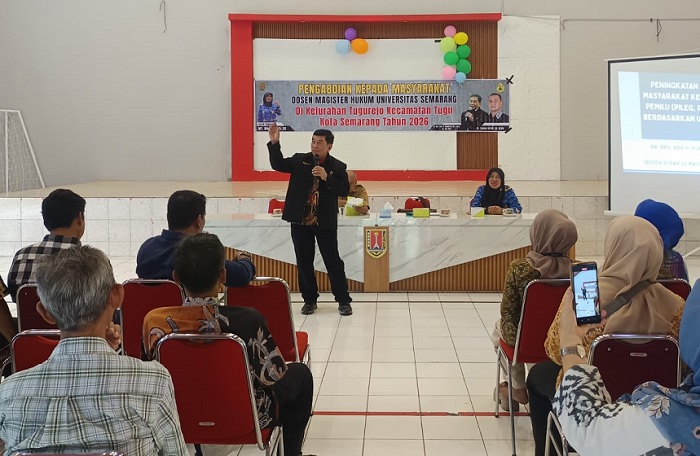 Dosen MH USM Beri Edukasi Hukum ke Tugurejo, Bedah Jurus Dongkrak Partisipasi Pemilu
