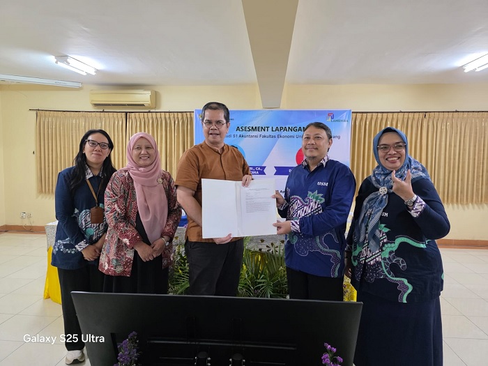 Bidik Akreditasi Maksimal, Prodi Akuntansi FE USM Diuji  Tim Asesor LAMEMBA