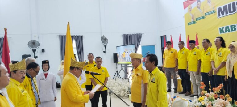 Aklamasi di Musda IV, Putra Jaya Umar Nahkodai Golkar Tubaba 2026–2031