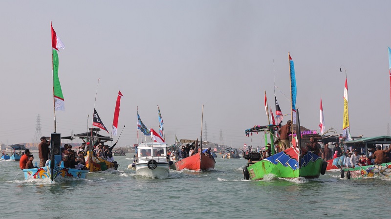 Wali Kota Agustina di Sedekah Laut Tambak Lorok: Saatnya Manusia dan Laut Saling Menjaga