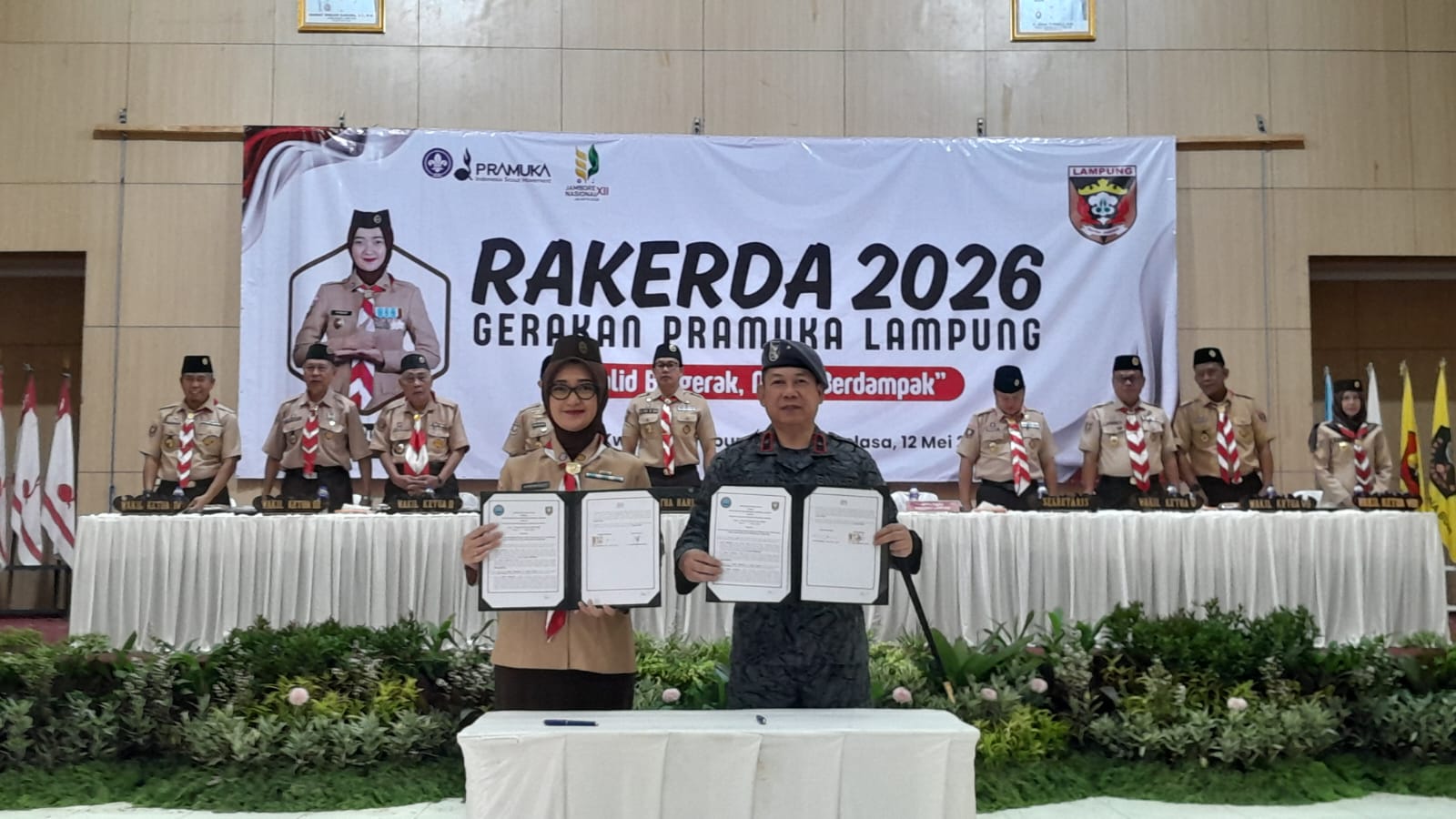 Buka Rakerda 2026, Jihan Sebut Pramuka Mitra Strategis Cetak SDM Unggul