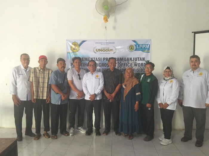 Tim USM Bekali Perangkat Desa Mranggen Teknik Mahir Microsoft Word