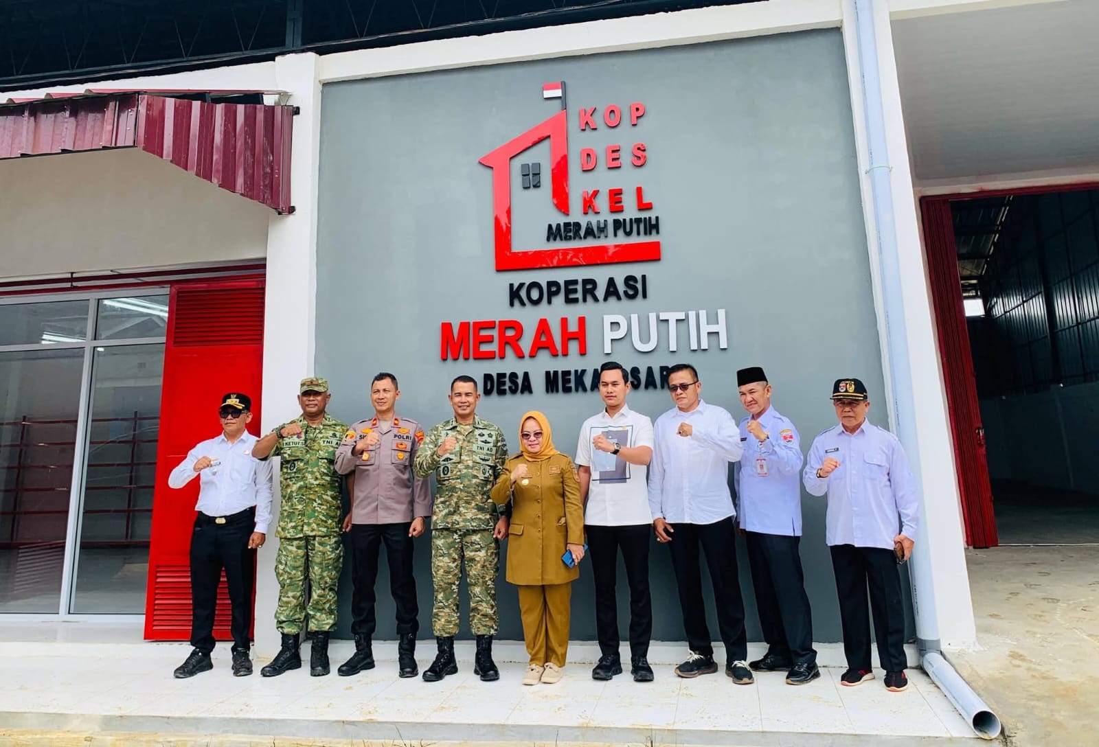 Perdana Koperasi Merah Putih Desa Mekarsari Kabupaten Mesuji Di Resmikan