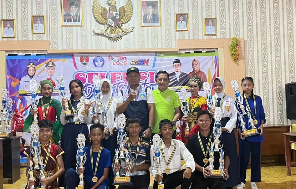 Dua Pelajar SD Way Serdang Juara, Lolos ke Tingkat Provinsi pada O2SN dan FLS3N 2026