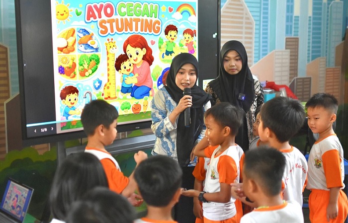 Sasar Balita, Mahasiswa Ilkom USM Sukses Gelar Edukasi Gizi Interaktif