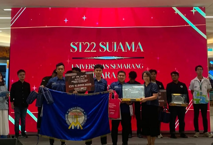 Tim ST22 Sujama USM Berjaya di Lomba Jembatan Balsa Petra Civil Expo 2026