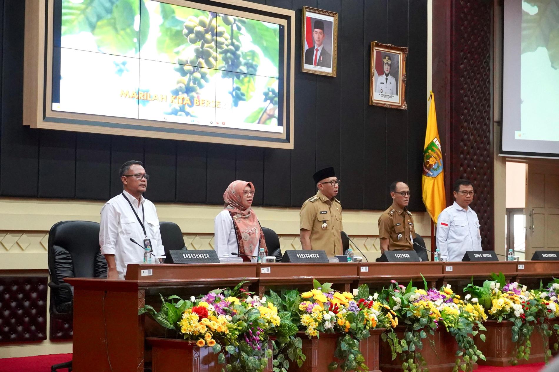 Lampung Perkuat Hilirisasi dan Ketahanan Pangan Lewat Rakor Produksi Pangan 2026