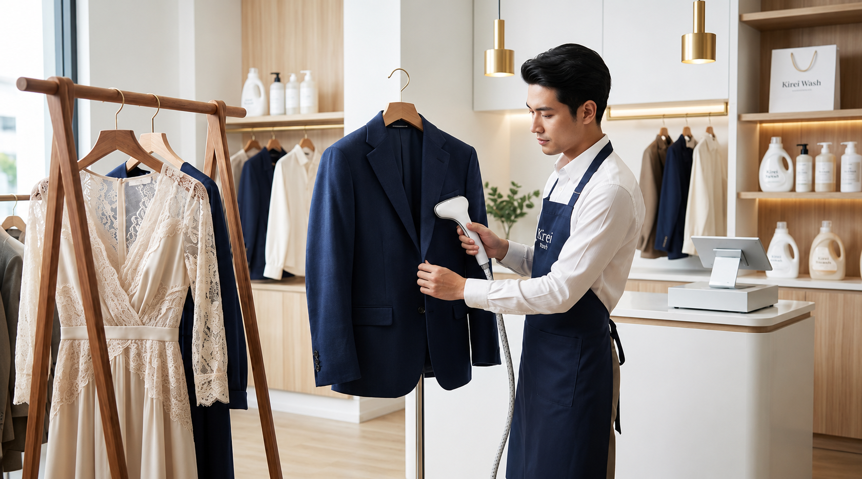 Ilustrasi Laundry Premium