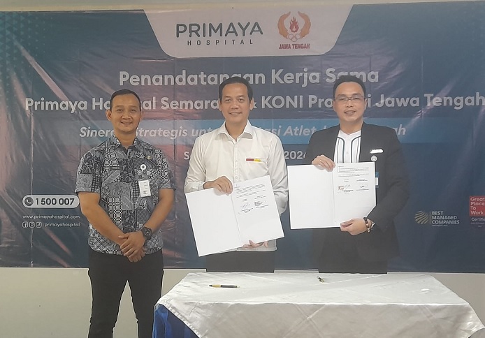 Gandeng Primaya Hospital, KONI Jateng Pastikan Kesehatan Atlet Terjamin Total