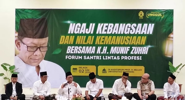 Mbah Munif di Ngaji Kebangsaan USM: Iman Itu Menghadirkan Rasa Aman dan Tenteram