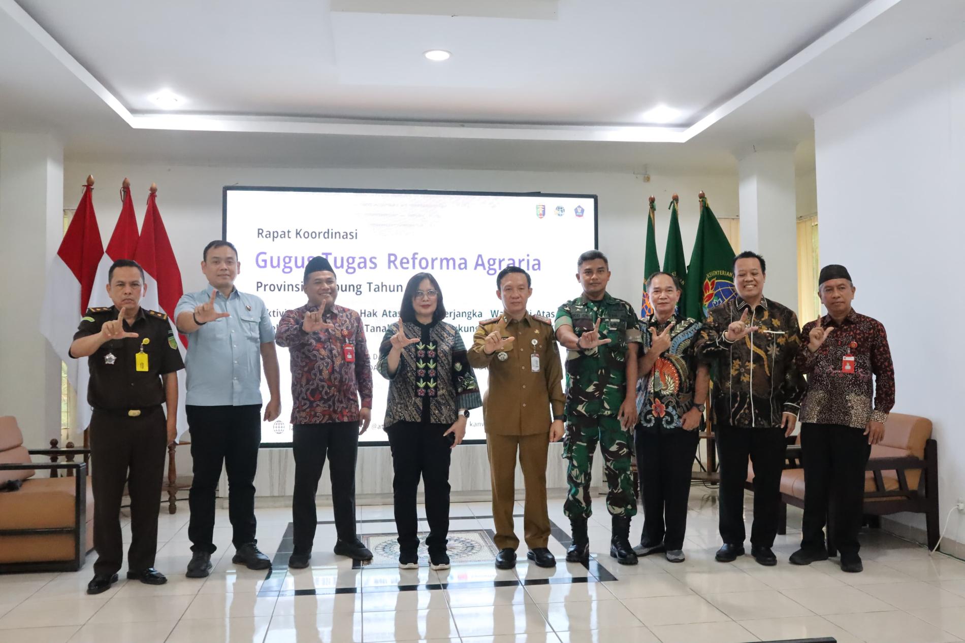 Kolaborasi Multisektoral Diperkuat, Lampung Wujudkan Reforma Agraria untuk Kesejahteraan Rakyat