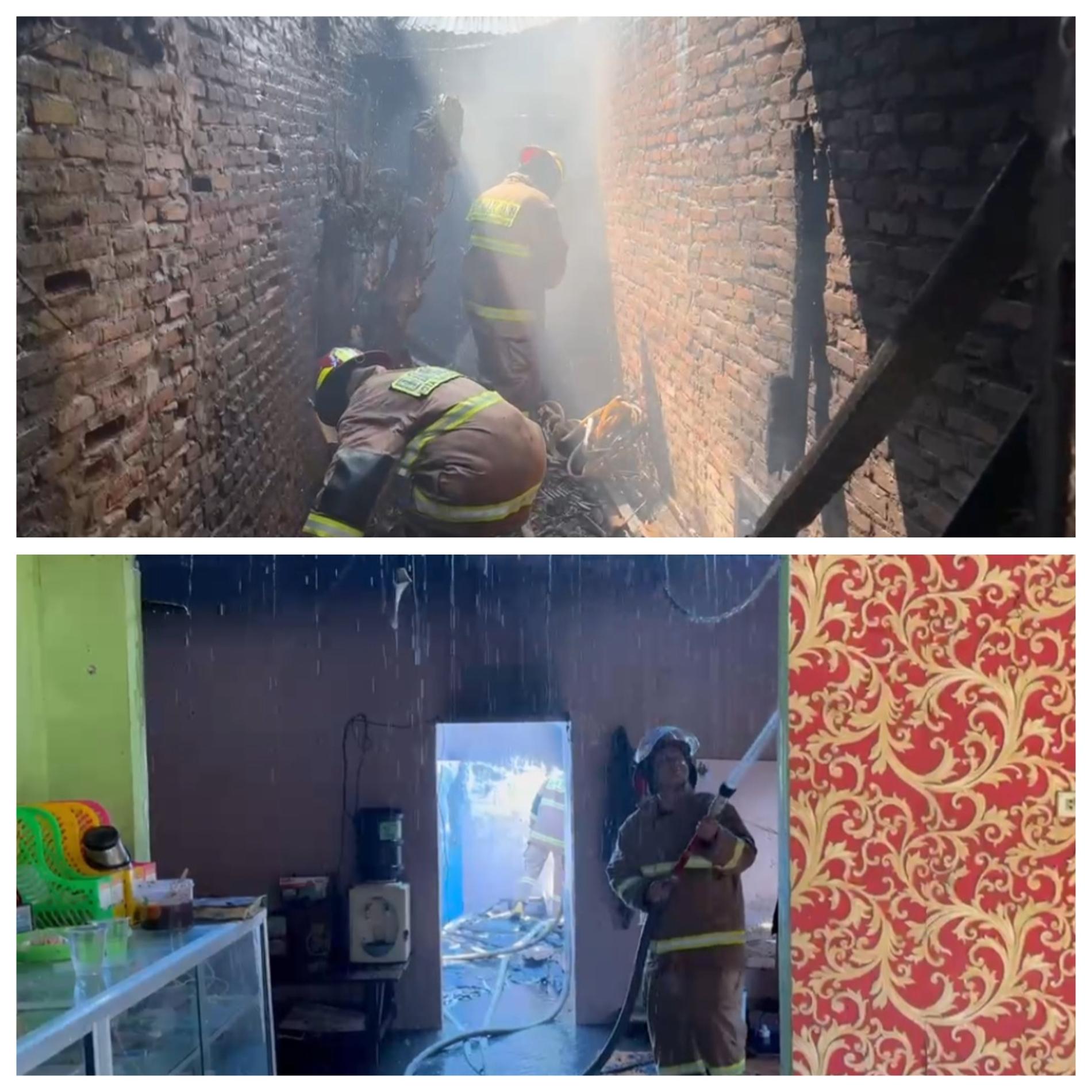 Rumah Warga di Way Lunik Terbakar, Diduga Akibat Sisa Pembakaran Sampah