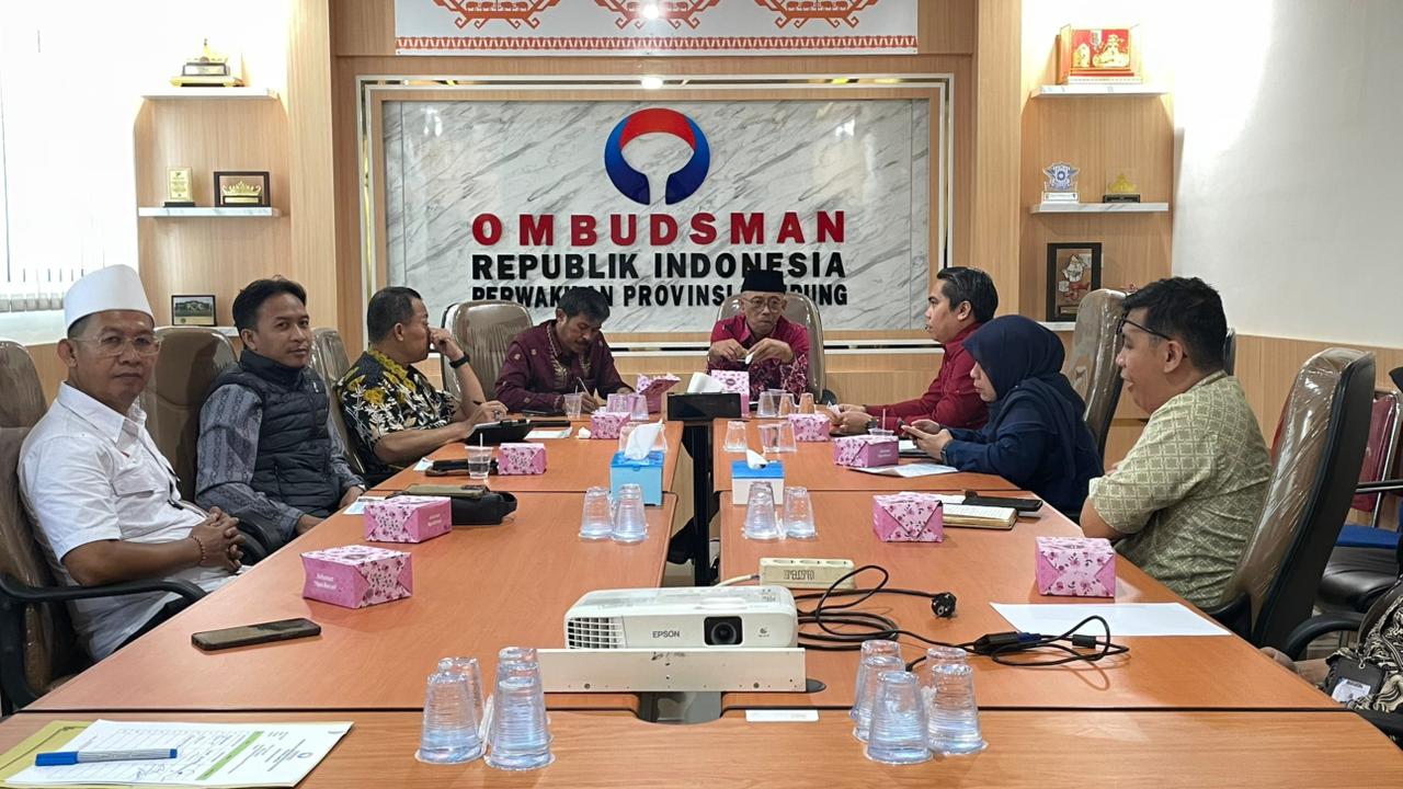 Ke Ombudsman, DPL Bawa Cetak Biru Sengkarut Pendidikan di Lampung