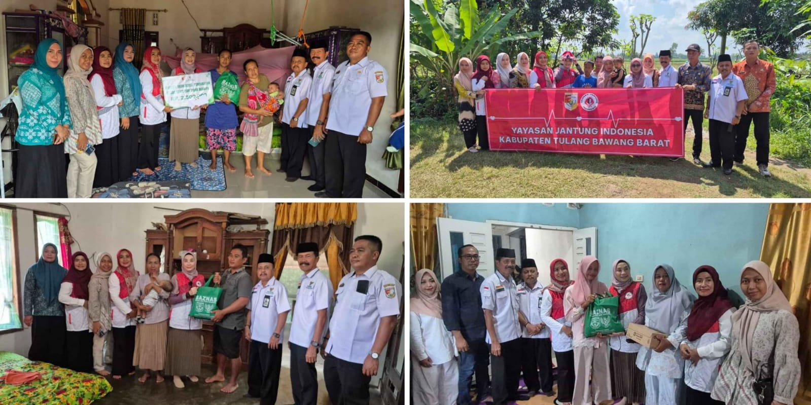 Aksi Nyata Baznas dan YJI Tubaba, Bantu Anak Penderita Jantung Hingga Berobat ke Jakarta
