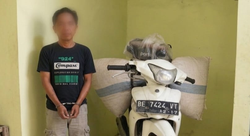 Sebulan Lalu Tinggalkan Motor dan Dua Karung Kopi, Satu Pelaku Ditangkap Polsek Pulau Panggung di Ulu Belu