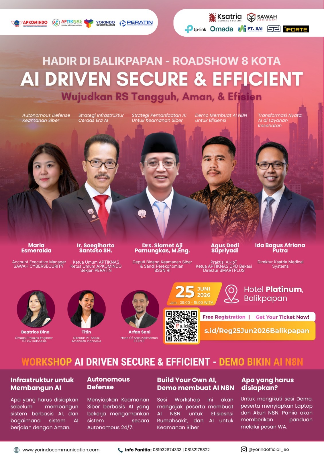 APKOMINDO, APTIKNAS, BSSN RI dan Yorindo Tutup Roadshow Nasional AI Driven Secure & Efficient 2026 di Balikpapan dengan Program Lelang Eksklusif Samsung Business TV