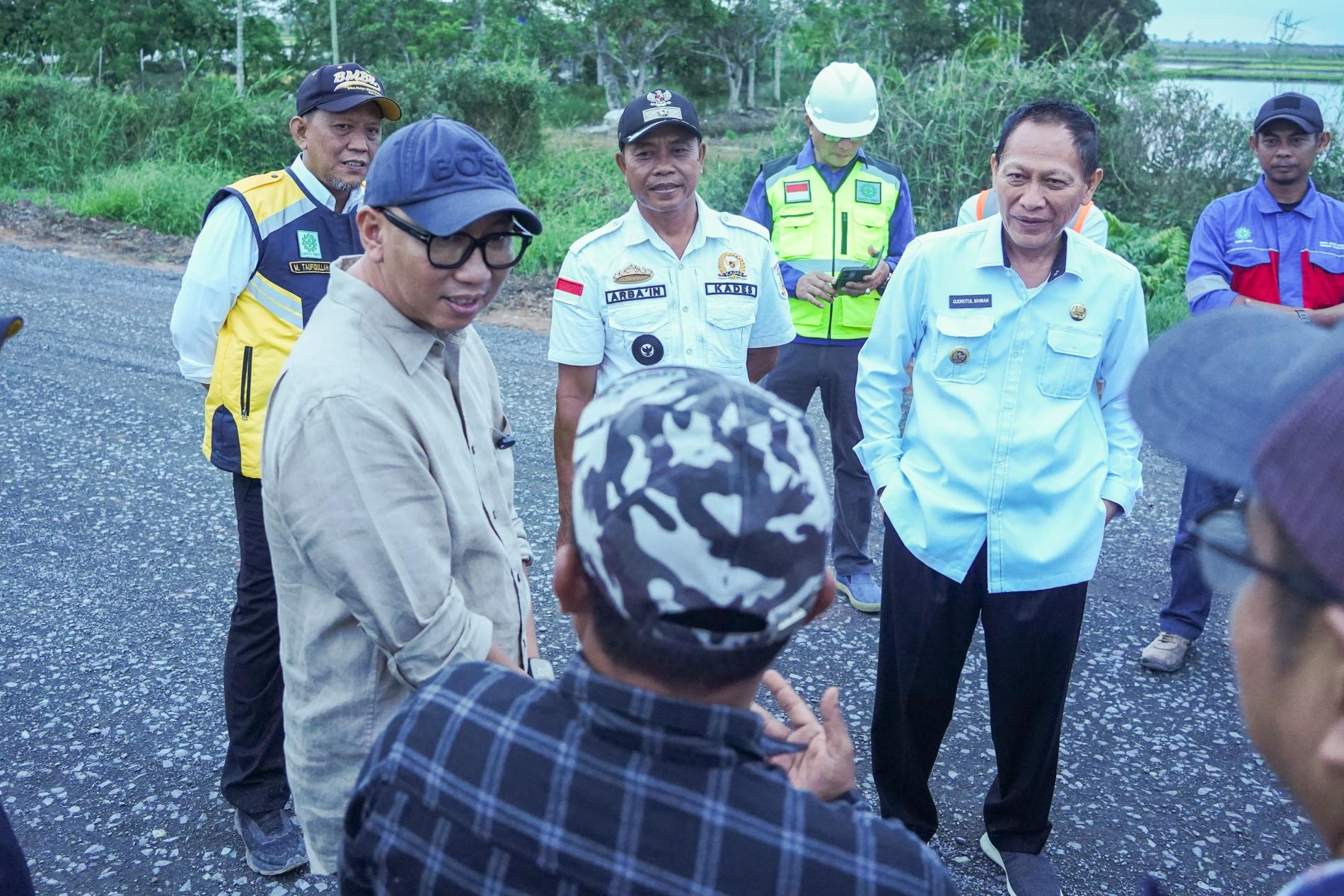 Jalan Rawa Jitu - Umbul Mesir Dibangun, Distribusi Hasil Pertanian Semakin Lancar