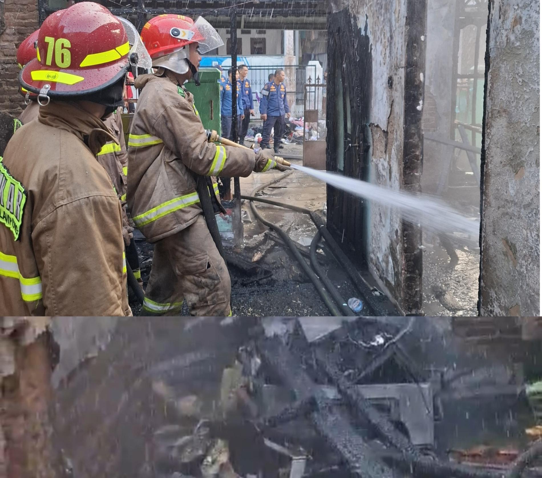 Diduga Korsleting Kulkas, Rumah Warga di Sukabumi Indah Bandarlampung Ludes Terbakar, Kerugian Capai Rp150 Juta
