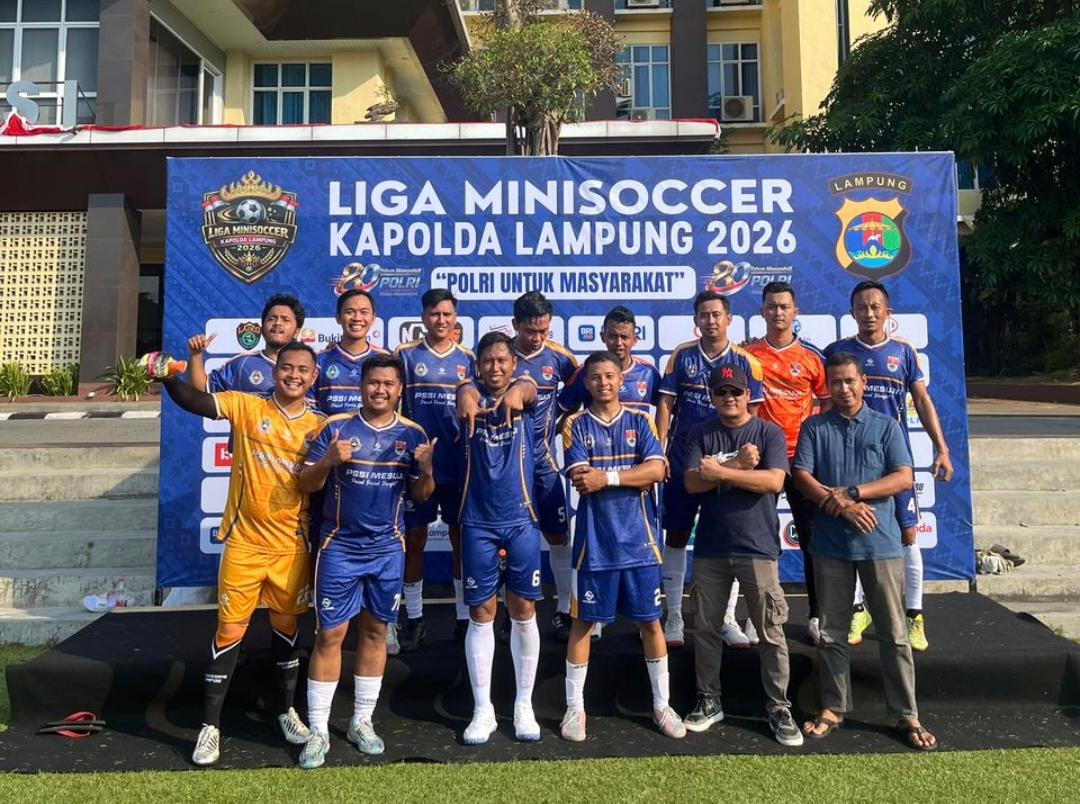 Pemkab Mesuji Menang Telak 8-0 atas Jasa Raharja di Liga Minisoccer Bhayangkara ke-80