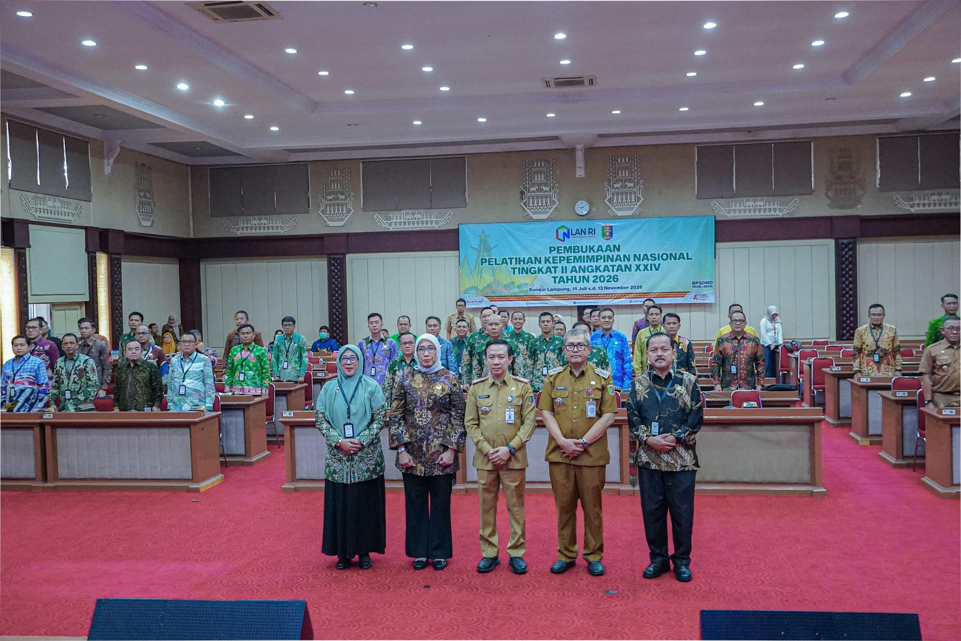 Pemprov Lampung Siapkan Pemimpin Birokrasi Adaptif Lewat PKN Tingkat II Angkatan XXIV