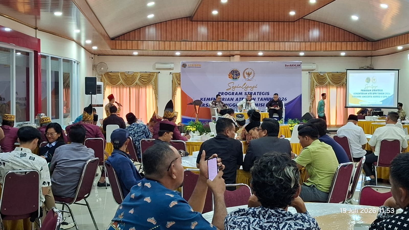 Komisi II DPR RI Gandeng ATR/BPN Gelar Sosialisasi Program Strategis di Pesawaran