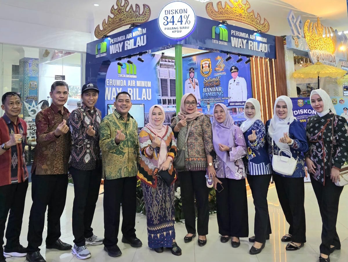 Perumda Way Rilau Raih 41 Pelanggan Baru pada Hari Pertama Bandarlampung Expo