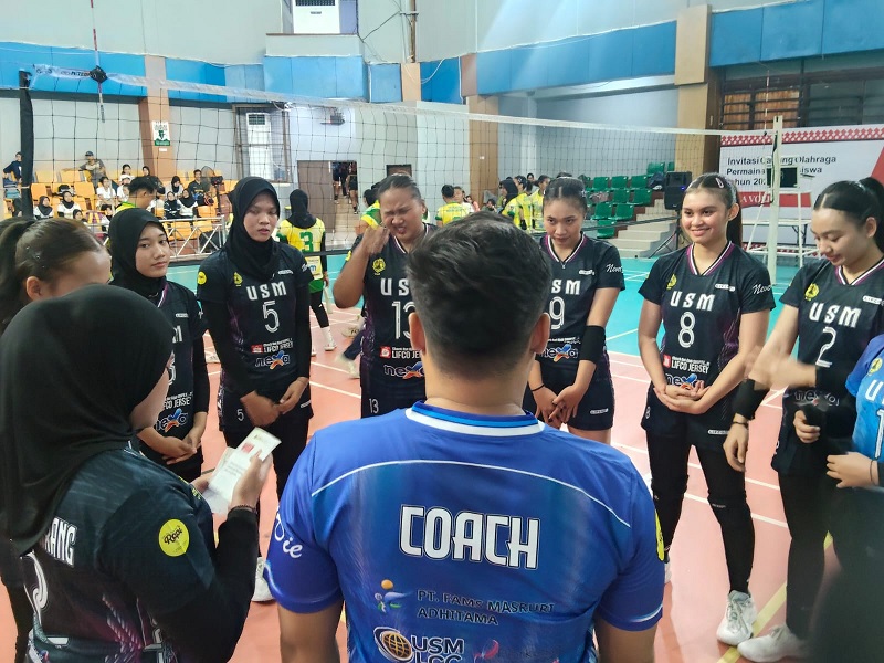 Awal Manis di Jakarta: Voli Putra dan Putri USM Libas Lawan di Pertandingan Pembuka
