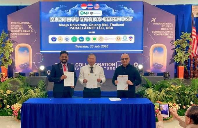Perluas Jejaring Internasional, Rektor USM Teken MoU dengan Maejo University Thailand