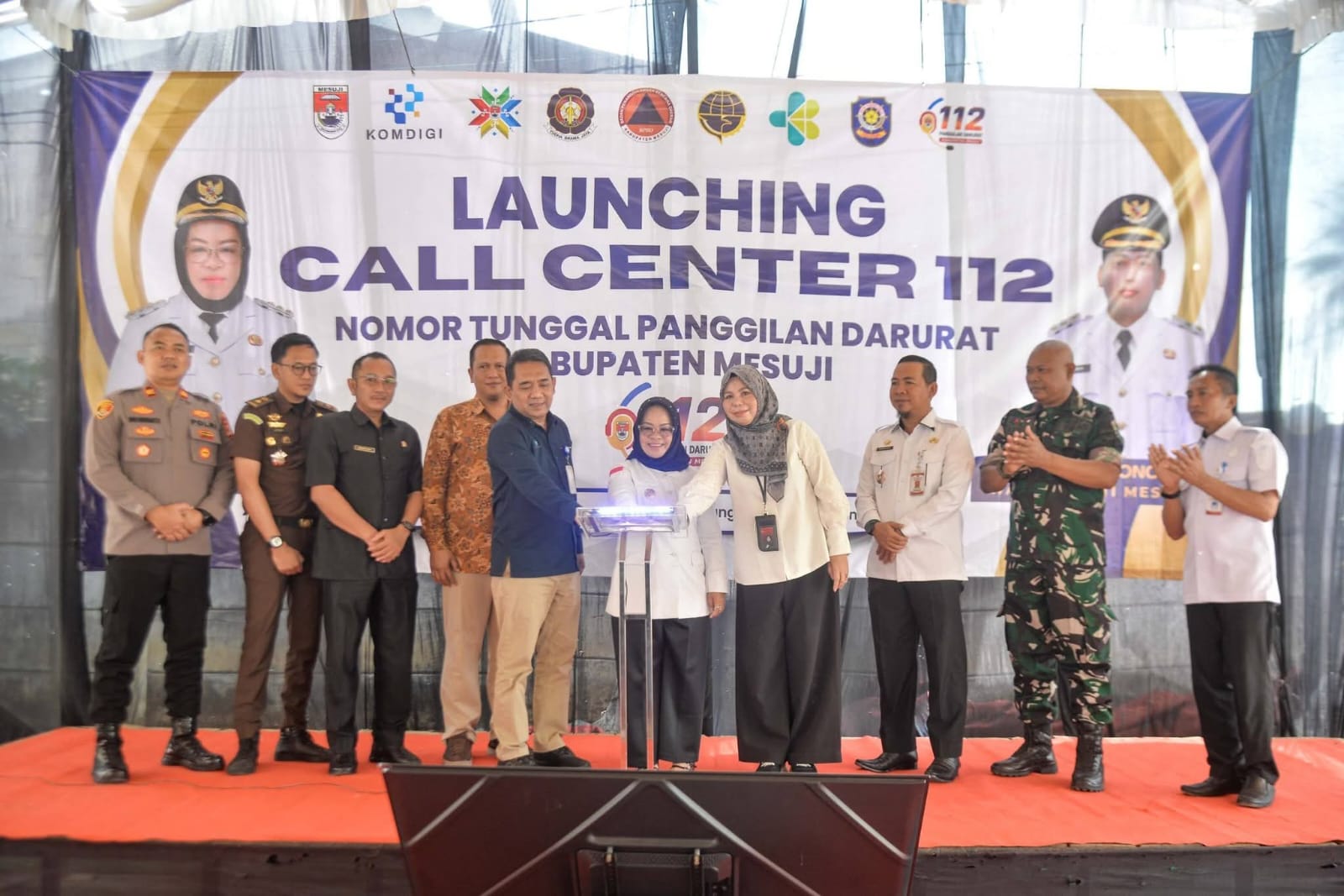 Perdana Pemkab Mesuji Luncurkan Layanan Darurat 112