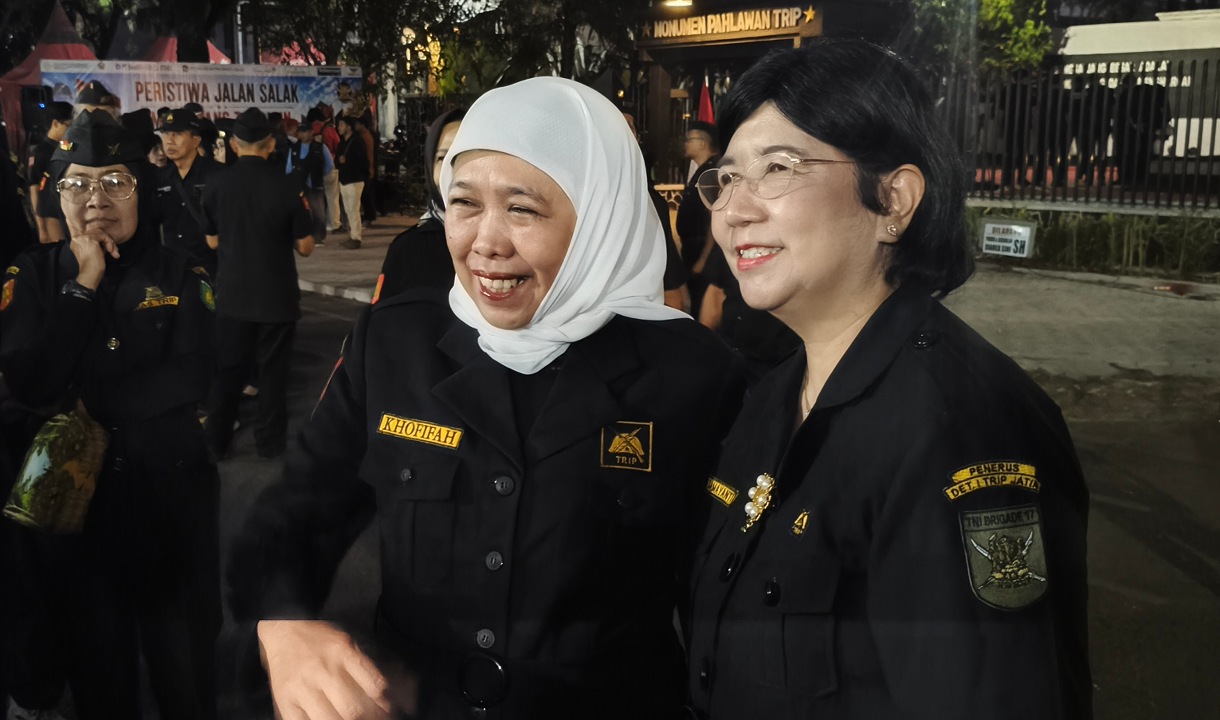 Gubernur Khofifah dan Pjs Gubernur BI Destri