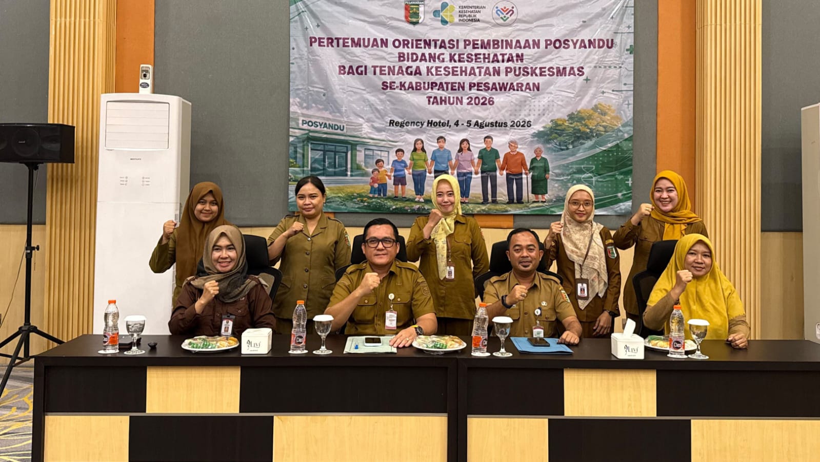 Dinas Kesehatan Pesawaran Tingkatkan Kompetensi Ratusan Kader Posyandu