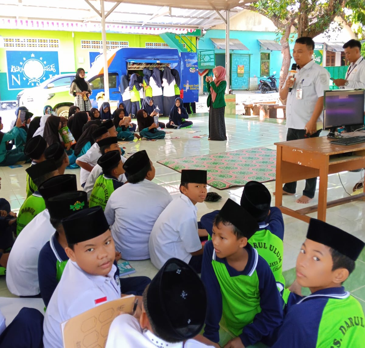 Dukung Tubaba Cerdas, Perpustakaan Keliling Jemput Bola Tingkatkan Literasi Pelajar