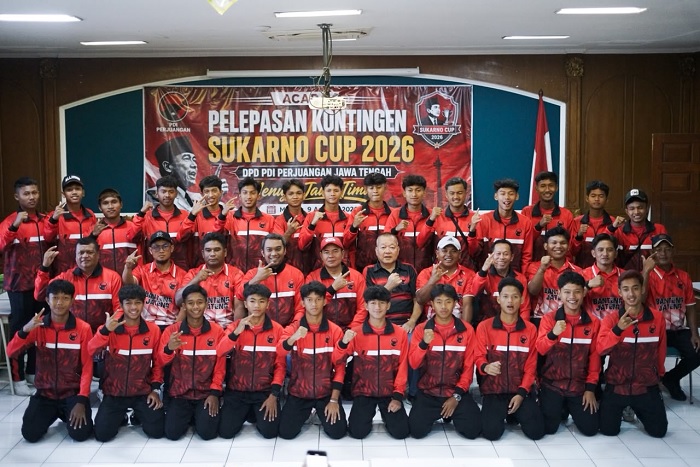 Tergabung di Grup Neraka, Tim Sepakbola Banteng Jateng Siap All Out di Soekarno Cup 2026