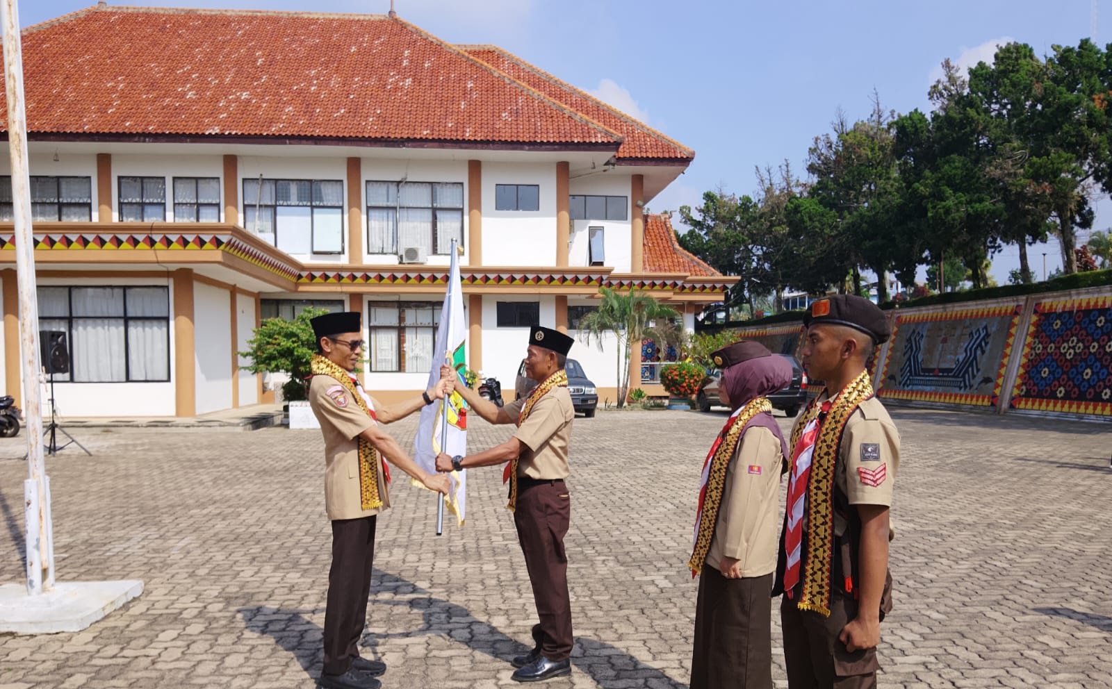 Wabup Agus Suranto Lepas Kontingen Jambore Nasional XII Tanggamus, Peserta Diminta Jaga Nama Baik Daerah